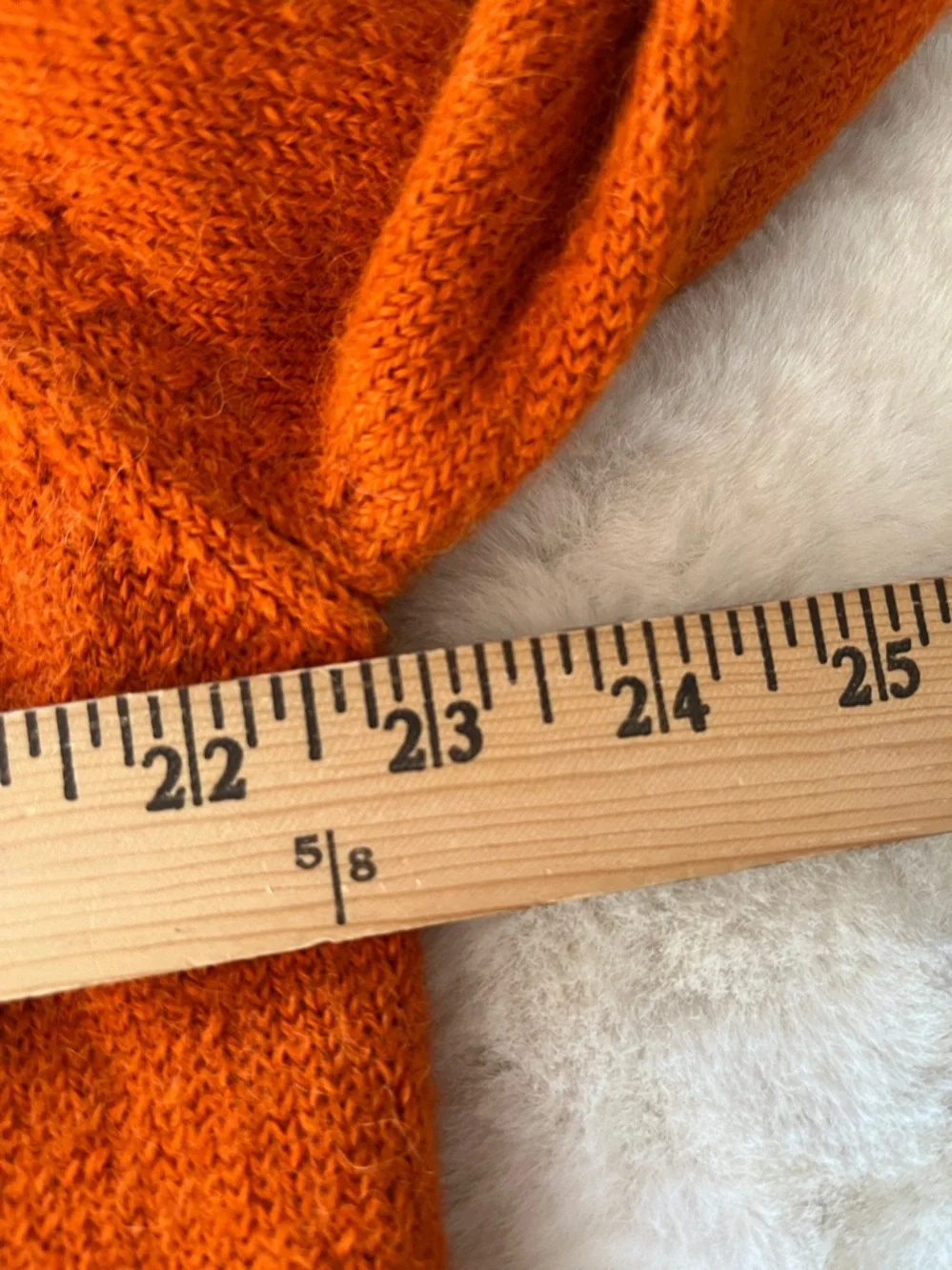 100% Peruvian Alpaca Sweater by Alpaca Basics Orange **read description -sizing*